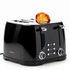 Amazon Basics 4 Slice Toaster Stainless Steel Black-6