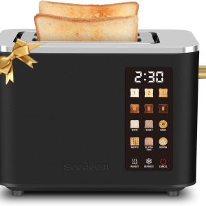 SEEDEEM Toaster Stainless Steel Touchscreen Defrost Reheat-0