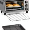 BLACK+DECKER Toaster Oven Stainless Steel Manual Control-9