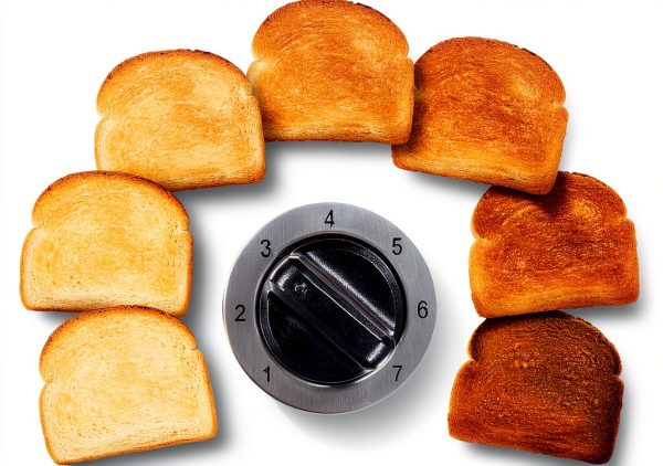 Hamilton Beach Toaster Black Metal 7 Shade Bagel Bread-5