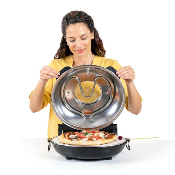 Piezano Electric Pizza Oven Stone Baked Countertop-1