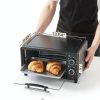 Elite Gourmet Toaster Oven Compact Black Chrome Adjustable-2
