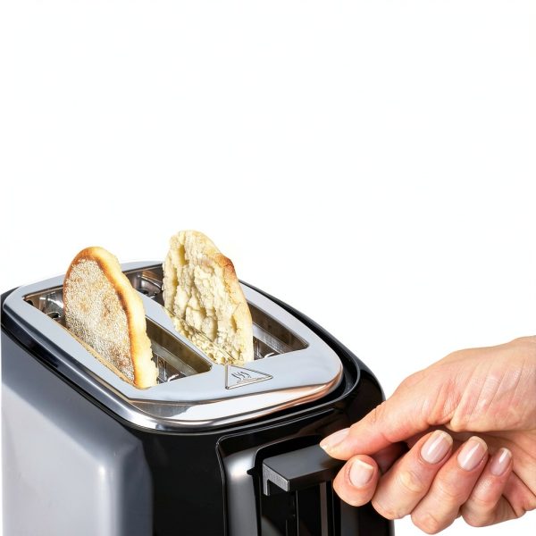 Proctor Silex Toaster Cool Wall Black 2 Slice 700W-2