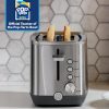 GE 2 Slice Toaster Stainless Steel Wide Slot 7 Shade-1