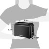 Elite Gourmet Toaster 2 Slice Black Cool Touch Exterior-5