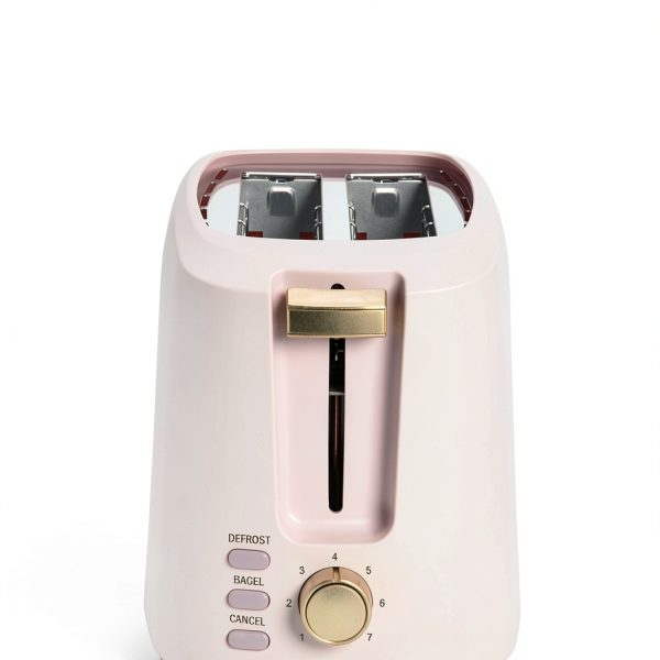 Paris Hilton Toaster Pink 2 Slice Bagel Defrost Modern-6