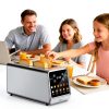 Keenstone 4 Slice Toaster Stainless Steel Touchscreen Modern-8