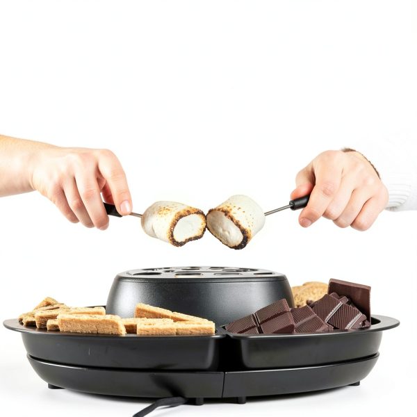 Kusini Smores Maker Flameless Heater Modern Matte Black-3