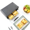 Elite Gourmet Toaster Oven Compact Black Chrome Adjustable-5