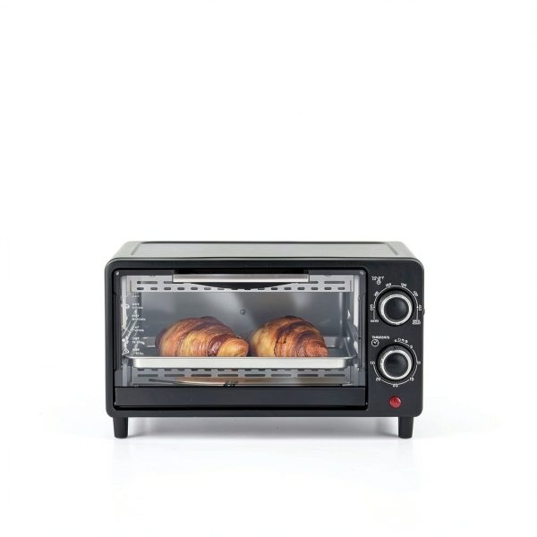 Elite Gourmet Toaster Oven Compact Black Chrome Adjustable-1