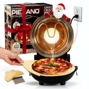 Piezano Electric Pizza Oven Stone Baked Countertop-0