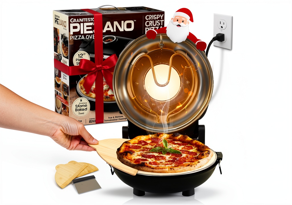 Piezano Electric Pizza Oven on a kitchen countertop