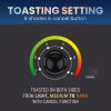 Elite Gourmet Toaster 2 Slice Black Cool Touch Exterior-4