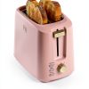 Paris Hilton Toaster Pink 2 Slice Bagel Defrost Modern-3