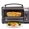 Hamilton Beach 4-Slice Toaster Oven Silver Roll Top Door-7