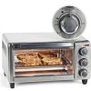 BLACK+DECKER Toaster Oven Stainless Steel Manual Control-4