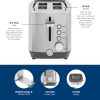 GE 2 Slice Toaster Stainless Steel Wide Slot 7 Shade-3