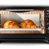 Elite Gourmet Toaster Oven Compact Black Chrome Adjustable-0