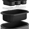 SUNVIVI Electric Roaster Oven Silver 24 QT Adjustable Rack-7