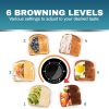 Elite Gourmet 4 Slice Toaster Black Programmable Long Slot-3