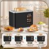 SEEDEEM Toaster Stainless Steel Touchscreen Defrost Reheat-6