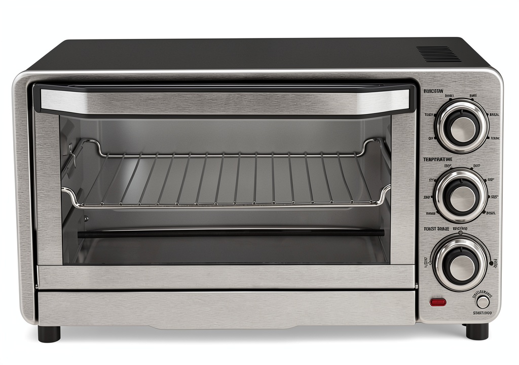 Cuisinart toaster oven broiler on a kitchen countertop