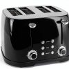 Amazon Basics 4 Slice Toaster Stainless Steel Black-0
