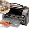Hamilton Beach 4-Slice Toaster Oven Silver Roll Top Door-6