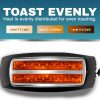 Elite Gourmet 4 Slice Toaster Black Programmable Long Slot-1