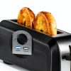 Hamilton Beach Toaster Black Metal 7 Shade Bagel Bread-3