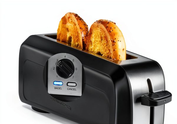 Hamilton Beach Toaster Black Metal 7 Shade Bagel Bread-3