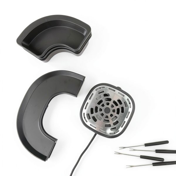 Kusini Smores Maker Flameless Heater Modern Matte Black-4