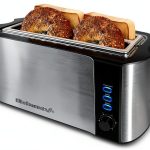 Elite Gourmet Toaster Matte Black 4 Slice Wide Slot-0