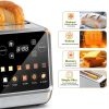 Keenstone 4 Slice Toaster Stainless Steel Touchscreen Modern-2