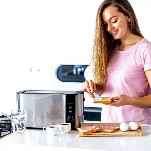 Elite Gourmet Toaster Matte Black 4 Slice Wide Slot-8