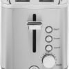 GE 2 Slice Toaster Stainless Steel Wide Slot 7 Shade-0