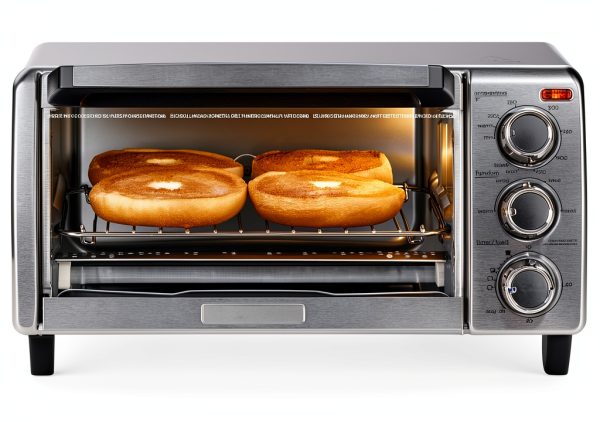 BLACK+DECKER Toaster Oven Stainless Steel Manual Control-0