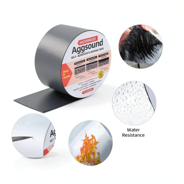 AggSound Asphalt Roofing Tape for Tile Pipe Window Door-2