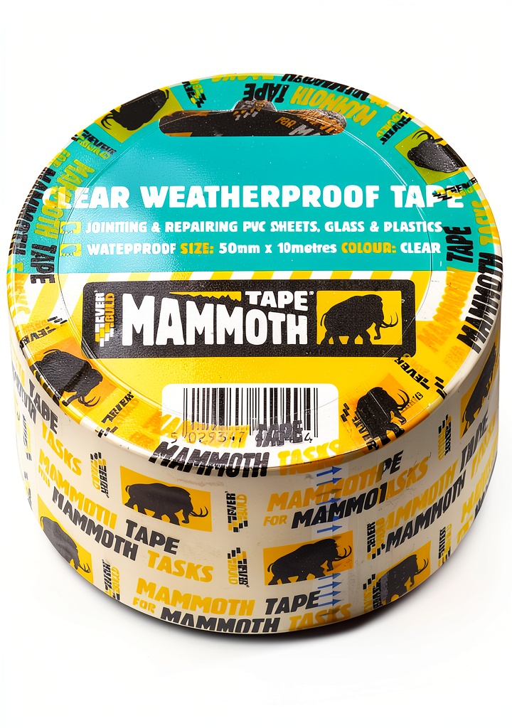 Clear Acrylic Weather Resistant Tape roll