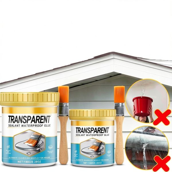 Ocean Bone Waterproof Sealant 12oz Clear Flexible Resistant Coating-1