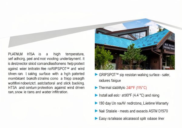 FT Synthetics Platinum HTSA Underlayment 965002 41mil Blue Protection-5
