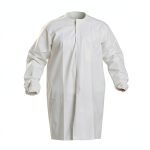 DuPont PC270SWHMD00300B Unisex Medical Coverall with Elastic Fit-0