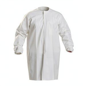 DuPont PC270SWHMD00300B Unisex Medical Coverall with Elastic Fit-0